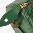 Louis Vuitton Speedy 25 Green EPI Leather Handbag