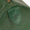 Louis Vuitton Speedy 25 Green EPI Leather Handbag