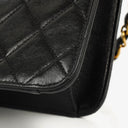 Chanel Medium Classic Single Flap Bag Black Quilted Lambskin With 24K Gold-Plated Hardware