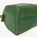 Louis Vuitton Speedy 25 Green EPI Leather Handbag