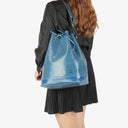 Louis Vuitton Noe Grande GM Blue Epi Leather Shoulder Bag