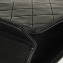 Chanel Medium Classic Single Flap Bag Black Quilted Lambskin With 24K Gold-Plated Hardware