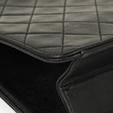 Chanel Medium Classic Single Flap Bag Black Quilted Lambskin With 24K Gold-Plated Hardware
