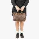 Louis Vuitton Speedy 30 Damier Ebene Coated Canvas Handbag