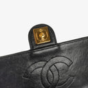 Chanel Medium Classic Single Flap Bag Black Quilted Lambskin With 24K Gold-Plated Hardware