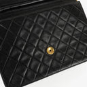 Chanel Medium Classic Single Flap Bag Black Quilted Lambskin With 24K Gold-Plated Hardware