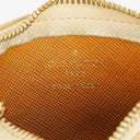 Louis Vuitton Pochette Cles Key and Change Holder Beige Monogram Mini Lin