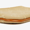 Louis Vuitton Pochette Cles Key and Change Holder Beige Monogram Mini Lin