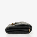 Christian Dior Cannage Black Quilted Leather Continental Wallet