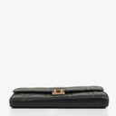 Christian Dior Cannage Black Quilted Leather Continental Wallet