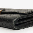 Christian Dior Cannage Black Quilted Leather Continental Wallet