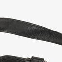 Salvatore Ferragamo Gancini Black Canvas Bag