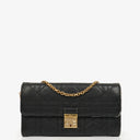 Christian Dior Cannage Black Quilted Leather Continental Wallet
