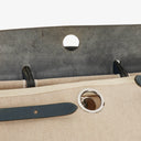 Hermes Herbag Natural/Navy Toile Vache Hunter 2 In 1 Bag