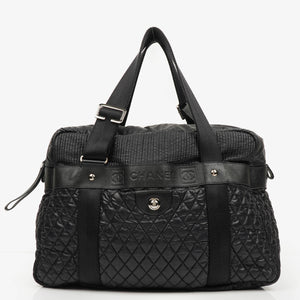 Chanel Sport Ligne Black Cocoon Bowler Bag