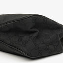 Gucci Brown GG Monogram Canvas Wooden Handle Hobo Bag