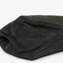 Gucci Brown GG Monogram Canvas Wooden Handle Hobo Bag