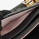 Christian Dior Cannage Black Quilted Leather Continental Wallet