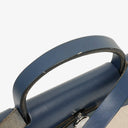 Hermes Herbag Natural/Navy Toile Vache Hunter 2 In 1 Bag