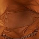 Celine Vintage Macadam Brown Drawstring Bucket Bag