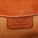 Celine Vintage Macadam Brown Drawstring Bucket Bag