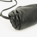 Bottega Veneta Nano Pouch With Strap In Black Calfskin