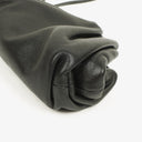 Bottega Veneta Nano Pouch With Strap In Black Calfskin
