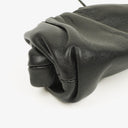 Bottega Veneta Nano Pouch With Strap In Black Calfskin