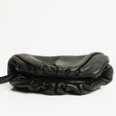 Bottega Veneta Nano Pouch With Strap In Black Calfskin