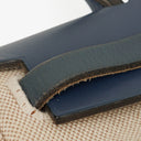 Hermes Herbag Natural/Navy Toile Vache Hunter 2 In 1 Bag
