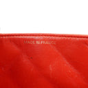 Chanel Vintage Liten Diana Flikväska Röd Quilted Läder 24K Guldpläterade Metalldetaljer