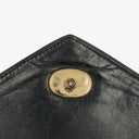 Chanel CC Black Envelope Patent Leather Multi Chain Shoulder Bag