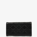 Christian Dior Black Miss Dior Cannage Lambskin Wallet on Chain