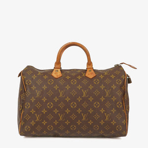 Louis Vuitton Speedy 35 Monogram Canvas Handbag