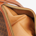 Celine Vintage Macadam Brown Drawstring Bucket Bag