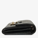 Christian Dior Black Miss Dior Cannage Lambskin Wallet on Chain