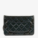 Chanel Quilted Patent Leather Wallet On Chain WOC