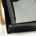 Chanel CC Black Envelope Patent Leather Multi Chain Shoulder Bag