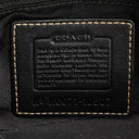 Coach Black Hamptons Signature Handbag
