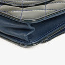 Chanel Quilted Patent Leather Wallet On Chain WOC