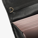 Christian Dior Black Miss Dior Cannage Lambskin Wallet on Chain
