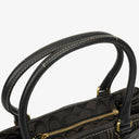Coach Black Hamptons Signature Handbag