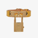 Hermes Kelly Brown Courchevel Leather Gold Plated Watch