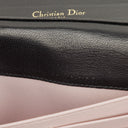 Christian Dior Black Miss Dior Cannage Lambskin Wallet on Chain