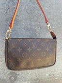 Louis Vuitton Pochette Accessoires Monogram Canvas Clutch Handbag
