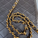 Chanel Classic Single Flap Bag Black Quilted Lambskin With 24K Gold-Plated Hardware