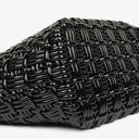 Balenciaga Black Braided Varnished XS Bistro Basket Bag