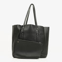 Balenciaga Black Pebbled Calfskin Medium Everyday Tote Bag