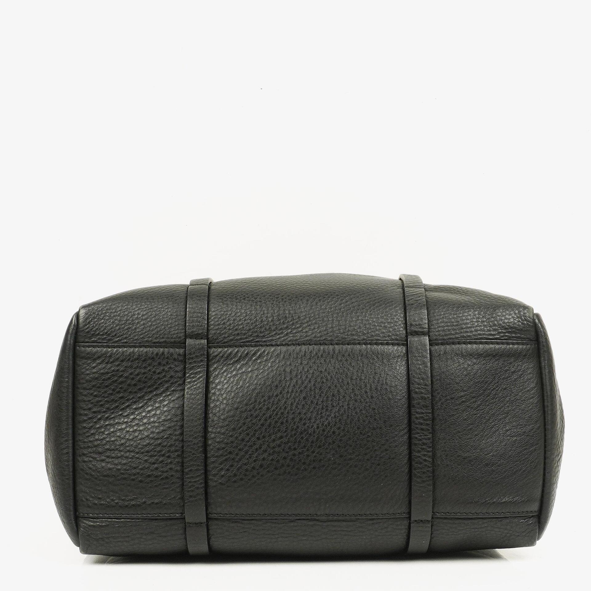 Balenciaga Black Pebbled Calfskin Medium Everyday Tote Bag