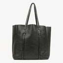 Balenciaga Black Pebbled Calfskin Medium Everyday Tote Bag